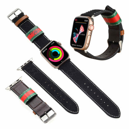 Luxury GG & Bur Strap for Apple Watch