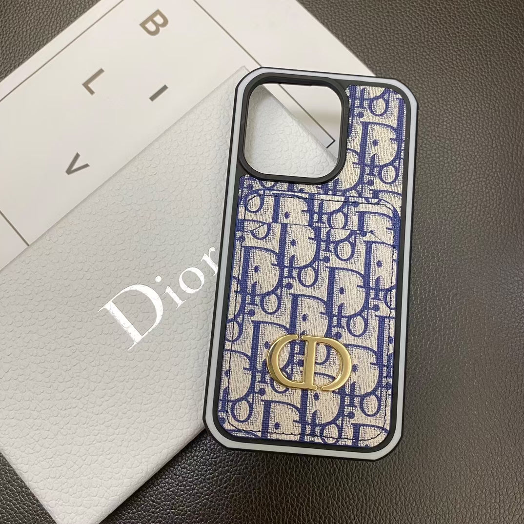 Luxurious Chic Lady iPhone Case with Card Holder