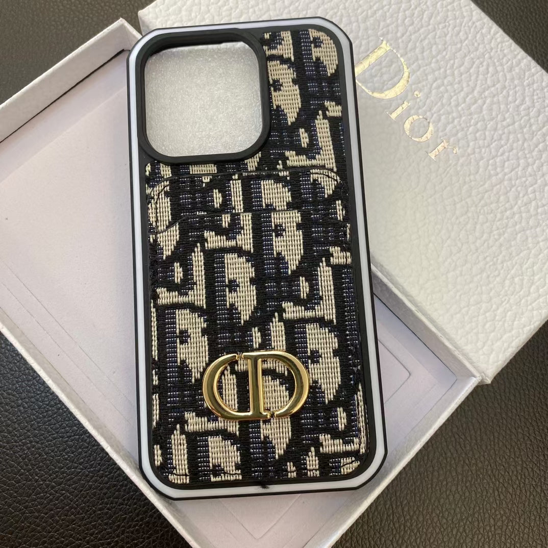 Luxurious Chic Lady iPhone Case with Card Holder