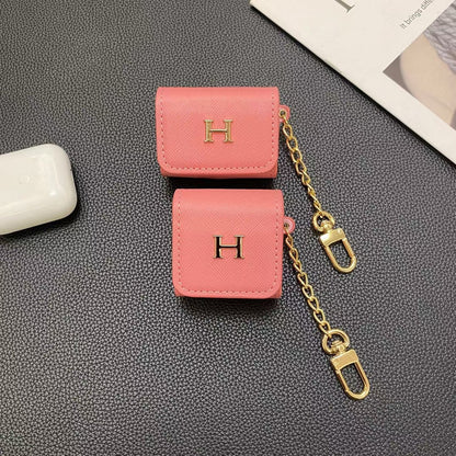 Custodia per AirPods HH Designer: elegante accessorio di moda