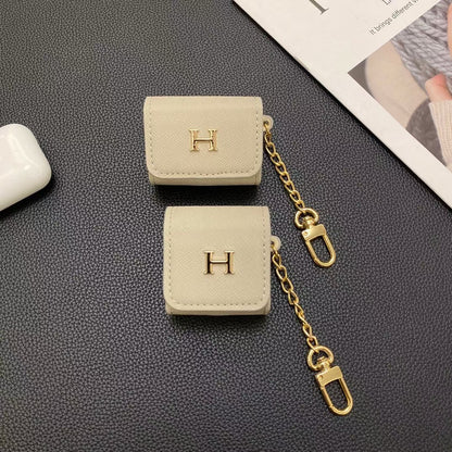 Custodia per AirPods HH Designer: elegante accessorio di moda