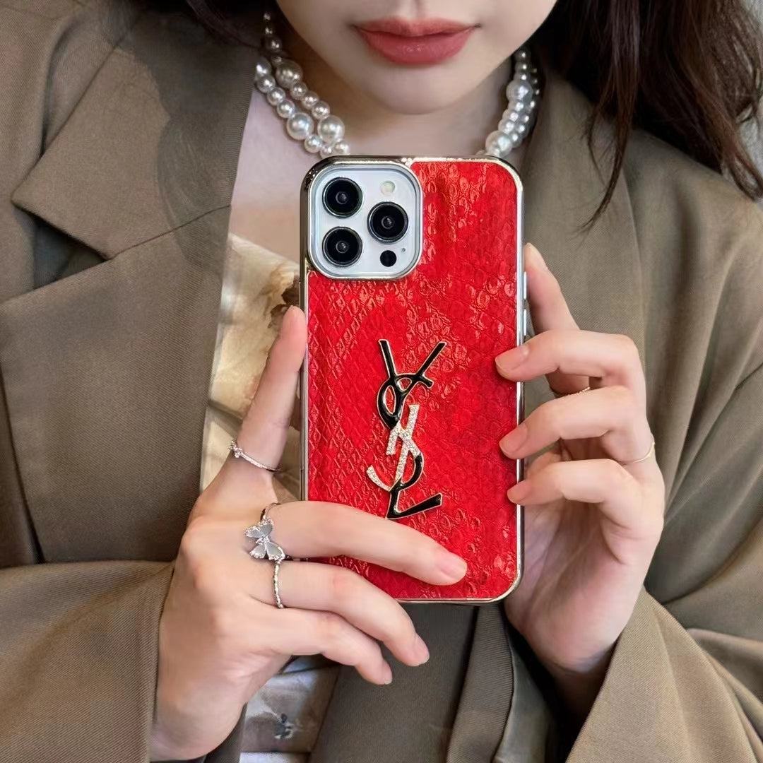 Luxe YL Lady iPhone-hoesje - Elegante stijl