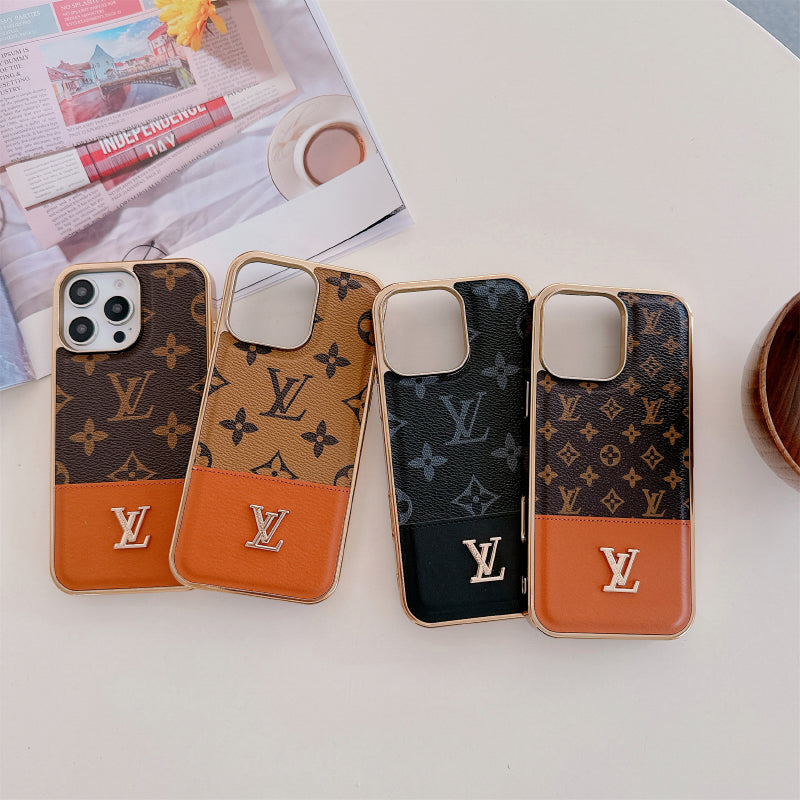 Latest Case Monogram Leather For iPhone