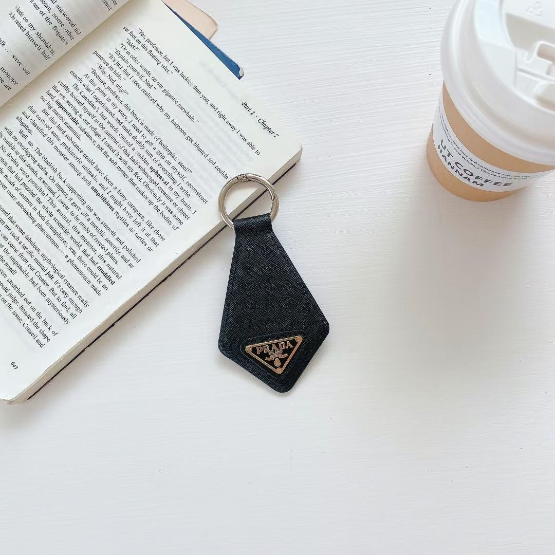 Luxury PR-Inspired AirTag Holder Keychain Collection