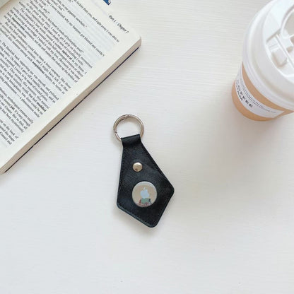 Luxury PR-Inspired AirTag Holder Keychain Collection