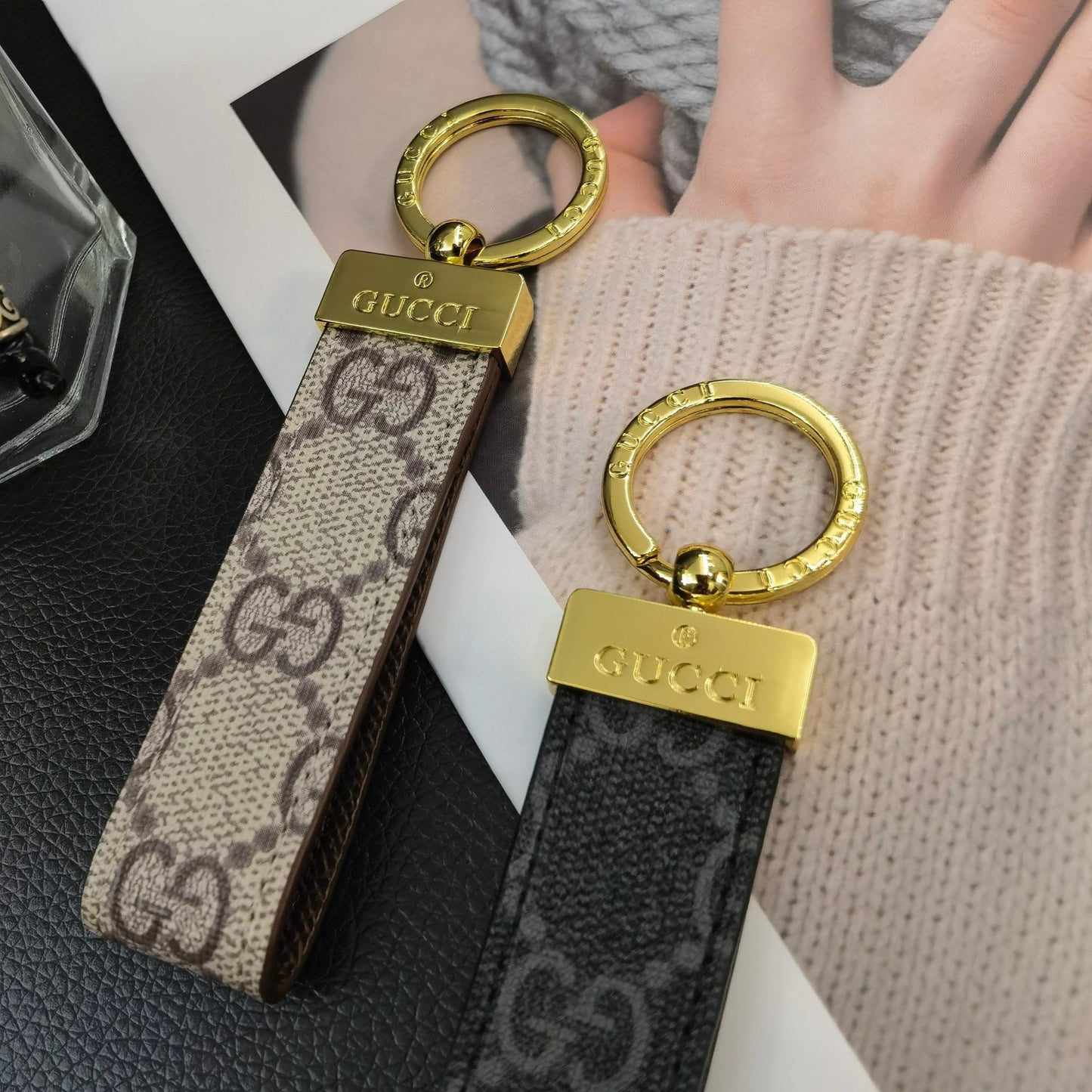 Elegant GG Keychain with luxury design