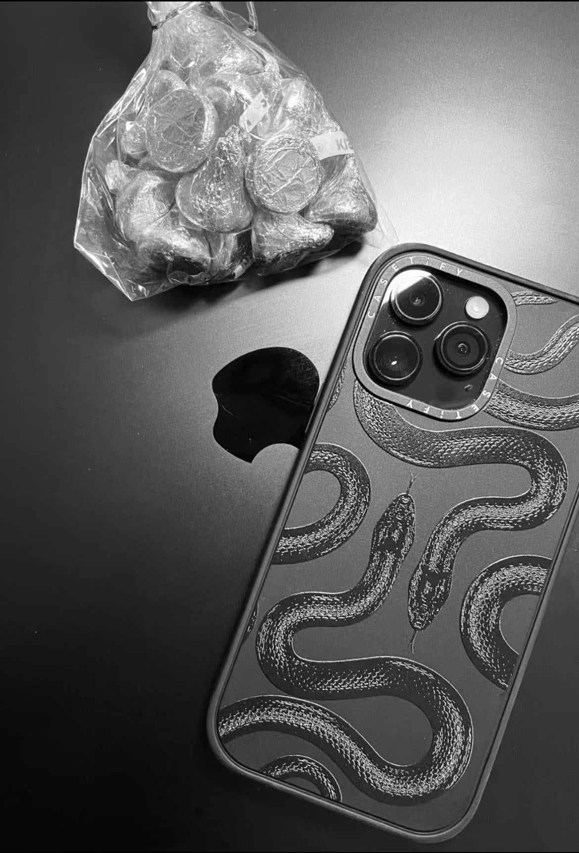 BLACK KINGSNAKE iPHONE CASE