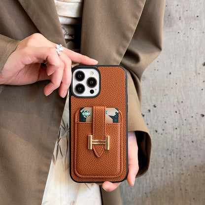 Luxury Leather iPhone Case