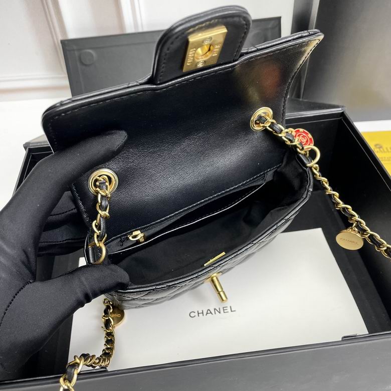 Chanel Sweetheart Caviar Mini Flap Bag