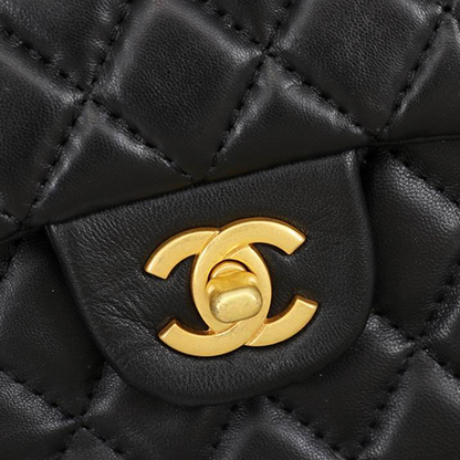 Chanel Mini Classic Lambskin Pearl Crush Flap Crossbody Bag