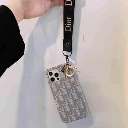 Luxe iPhone-hoesje met sleutelhanger - Premium CD-ontwerp