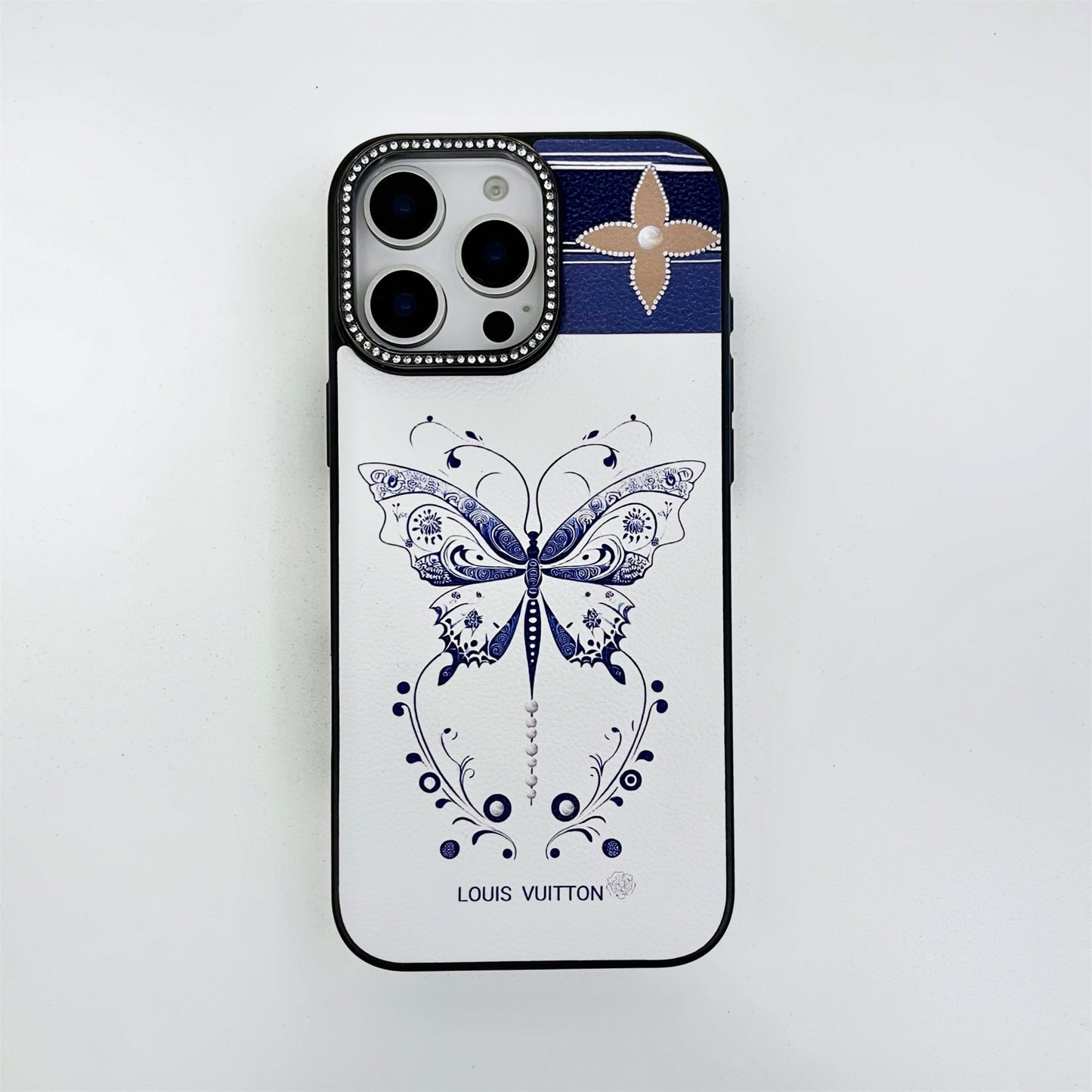 New leather Elegant Butterfly Totem Apple iPhone Cover