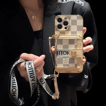 Luxury CASE WITH CHAIN FOR IPHONE 16 15 14