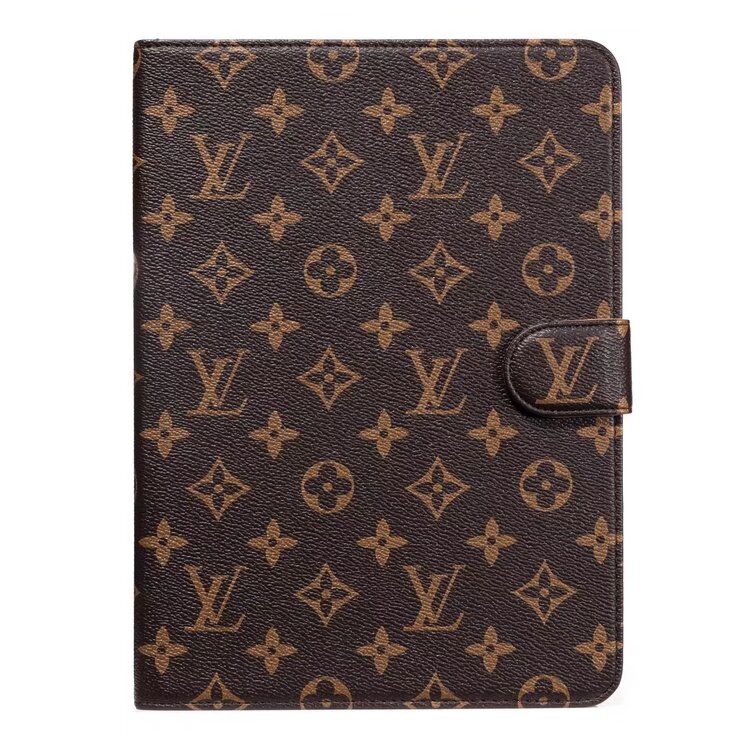 Luxury Canvas Monogram Leather Fresh Summer Theme Pattern Apple iPad case