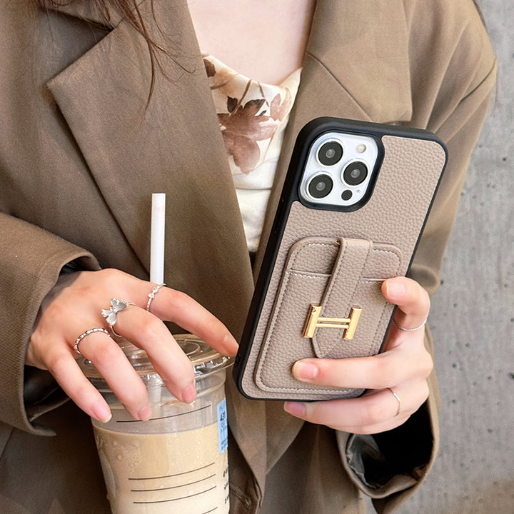 Luxury Leather iPhone Case