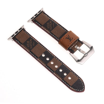 LEATHER CANVAS LUXURY APPLE WATCH STRAP