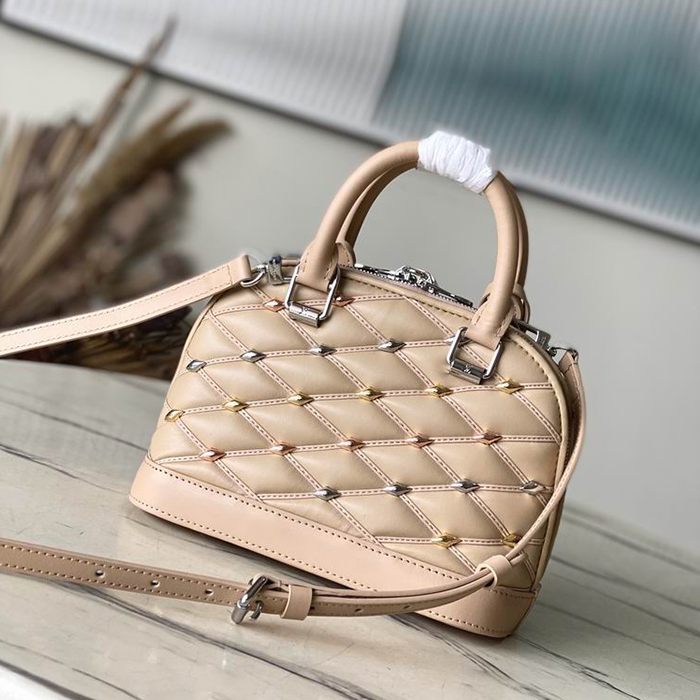 Louis Vuitton Alma BB Beige Lamb