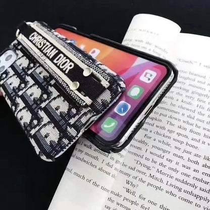 Funda para teléfono Lady con correa de mano para iPhone