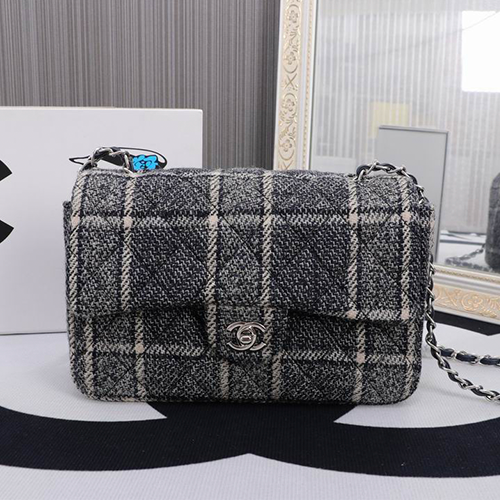 CHANEL Classic Tweed Flap Bag 25cm