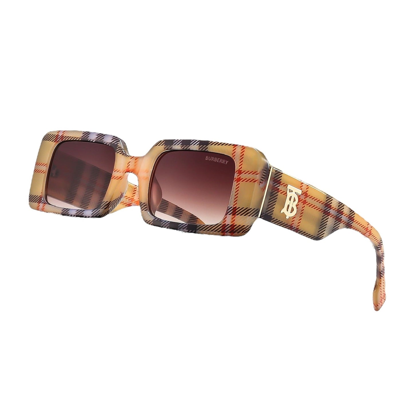 B Plaid Sunglasses