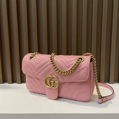 Gucci GG Marmont Small Matelasse Shoulder Bag