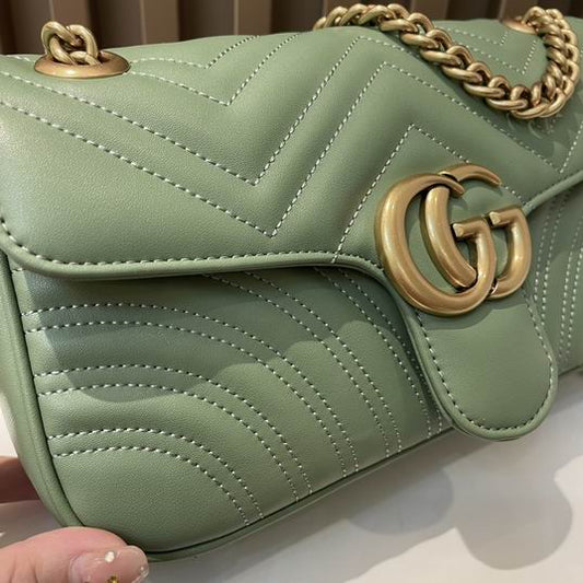 Gucci GG Marmont Small Matelasse Shoulder Bag