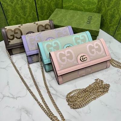 Gucci Canvas Long Wallets