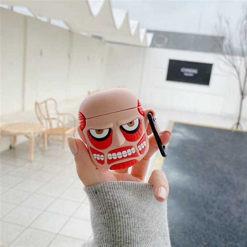 Attack on Titan Anime 3D Cartoon AirPods Cases Bundle