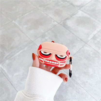 Attack on Titan Anime 3D Cartoon AirPods Cases Bundle