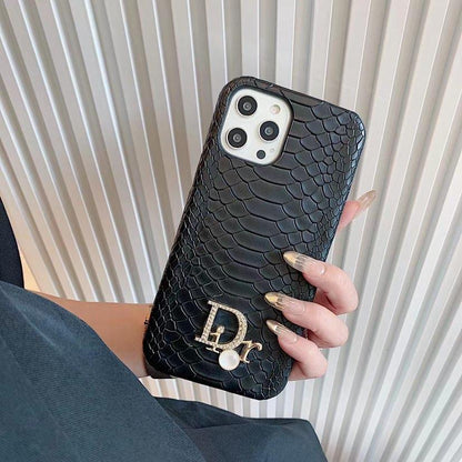 Snake Pattern Phone Case - Stylish iPhone Case for Women