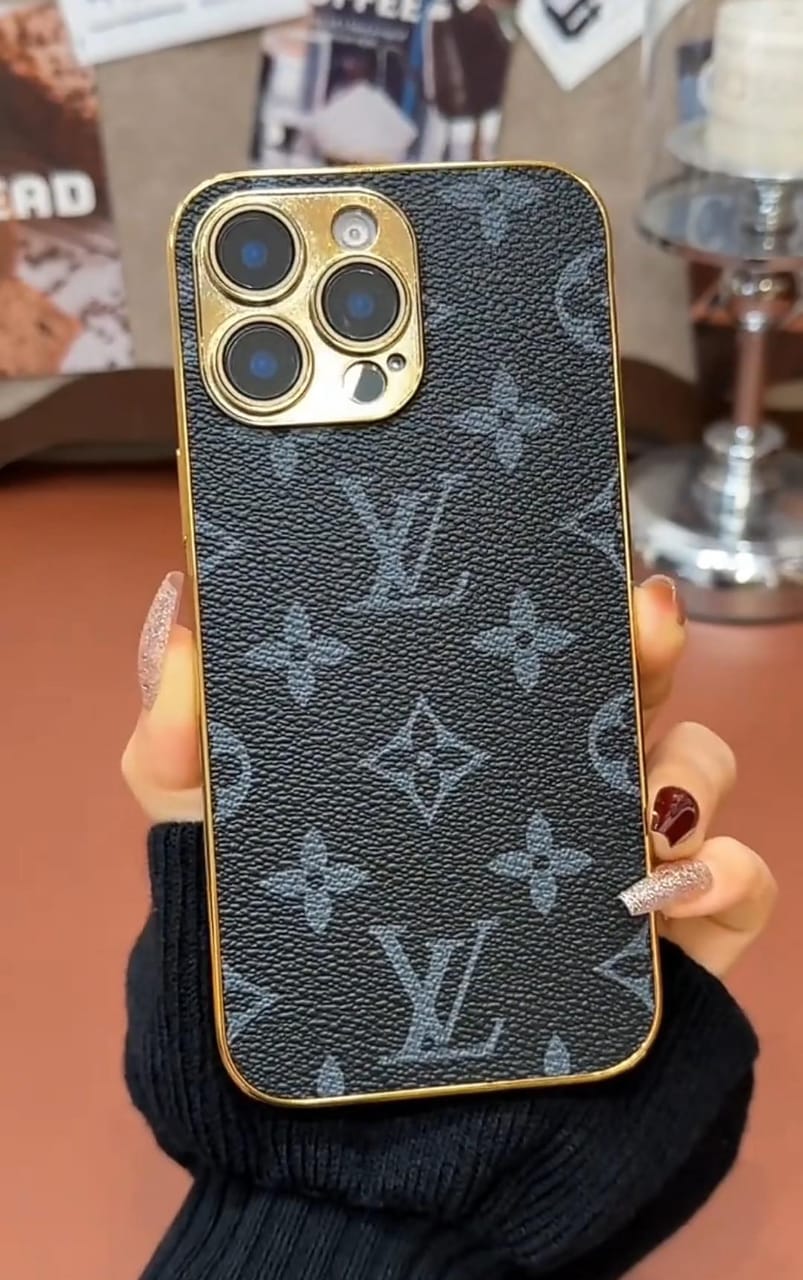 NEW DESIGN SOFT LUXURY IPHONE CASE WITH GOLDEN BORDER