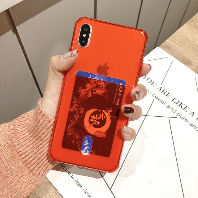 Transparent  Card Holder Phone