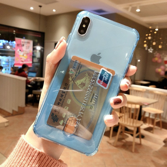 Transparent  Card Holder Phone