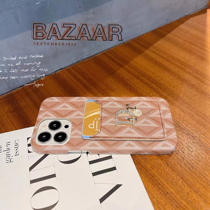 Luxury CD iPhone Case with Card Holder