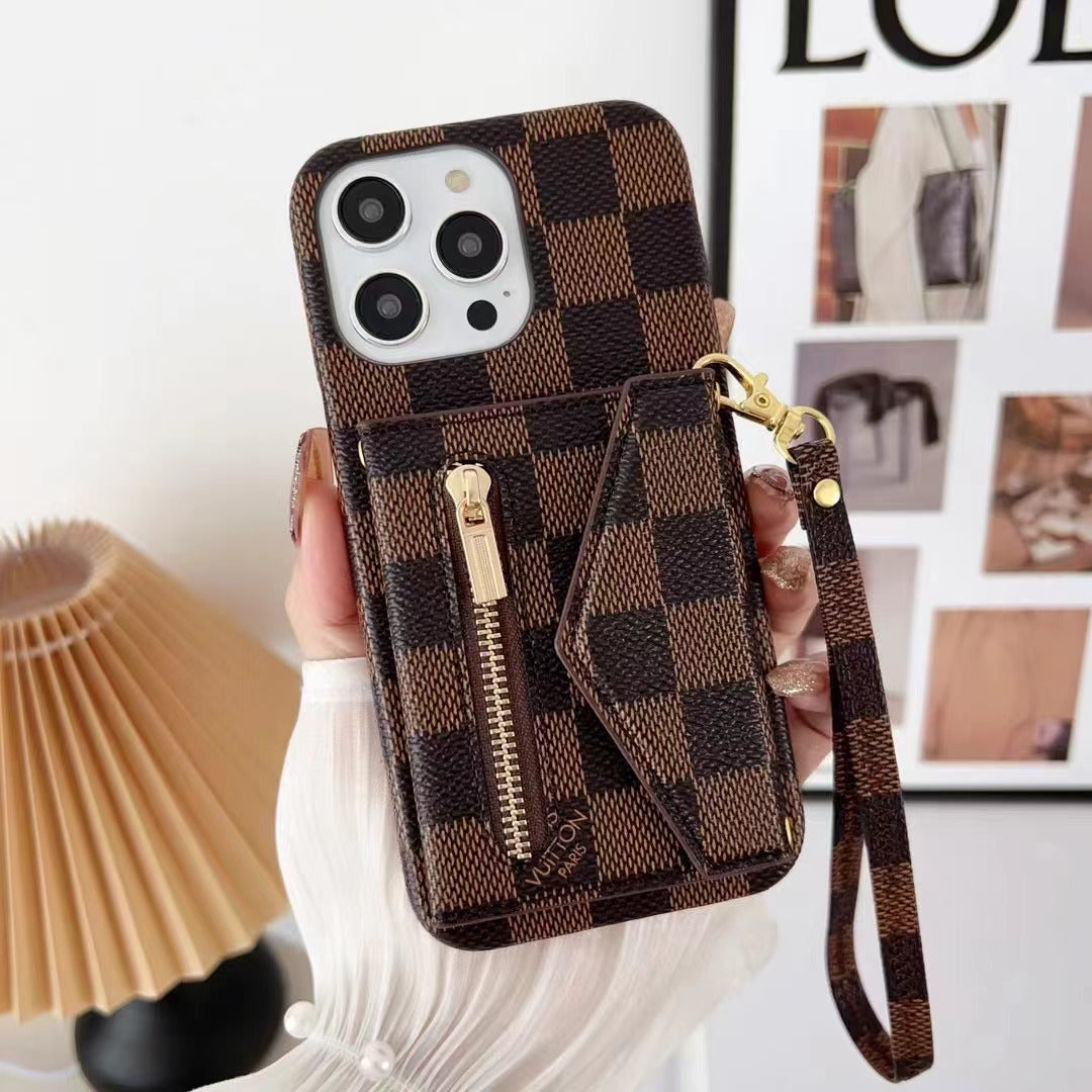 NEW IPHONE LEATHER WALLET PHONE CASE