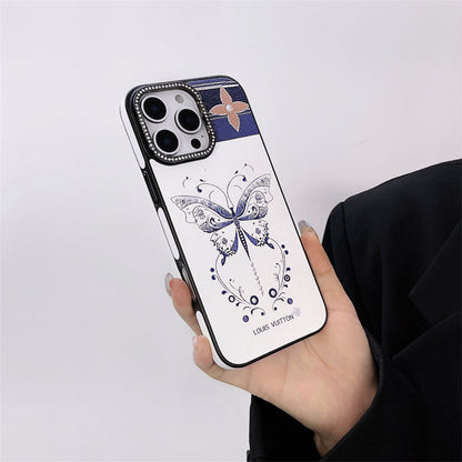 New leather Elegant Butterfly Totem Apple iPhone Cover