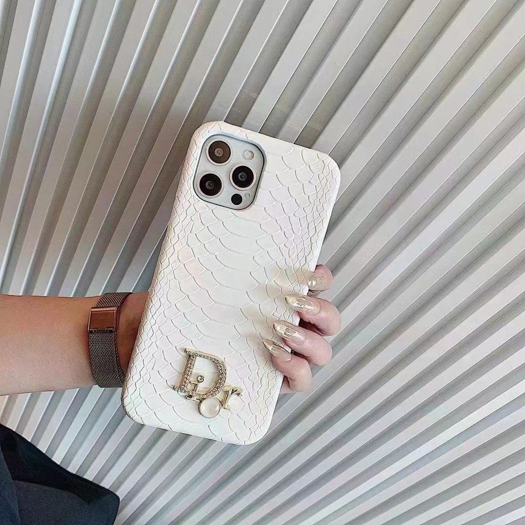 Snake Pattern Phone Case - Stylish iPhone Case for Women