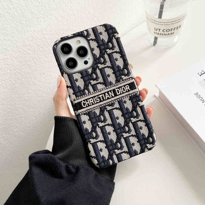 Luxury CD Lady Phone Case for iPhone