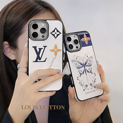 New leather Elegant Butterfly Totem Apple iPhone Cover