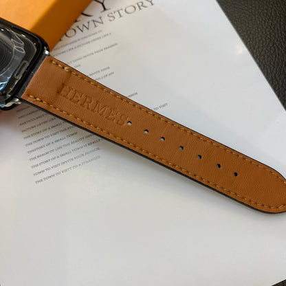 Genuine Pattern Leather Apple Watch Strap