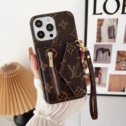 NEW IPHONE LEATHER WALLET PHONE CASE