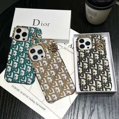 Étui de luxe Lady avec porte-clés pour iPhone