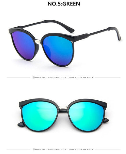 2019 Cat Eye Brand Designer Solbriller Dame Luksus plastik solbriller Klassiske Retro Outdoor Eyewear Oculos De Sol Gafas