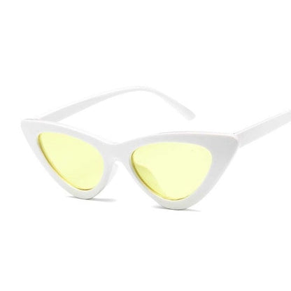 Nové Retro módní sluneční brýle Ženy Značka Návrhář Vintage Cat Eye Černá Bílá Sluneční brýle Dámská Lady UV400 Oculos