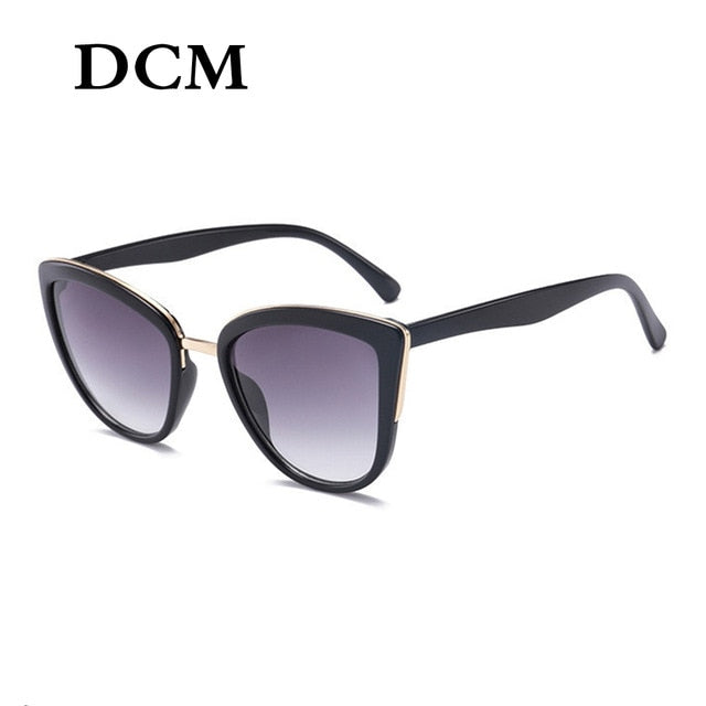 DCM Cateye Napszemüvegek Női Vintage Gradient Szemüvegek Retro Macskaszem Napszemüvegek Női Szemüvegek UV400