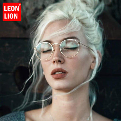 LeonLion 2019 tükör fém napszemüvegek női vintage márka tervező lapos kerek szemüvegek UV400 Street Beat Oculos De Sol Gafas