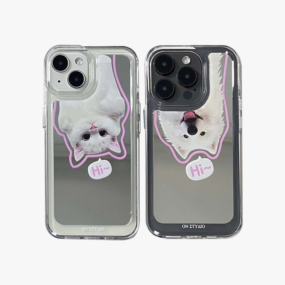 Mirror iPhone Case | Couple Cats