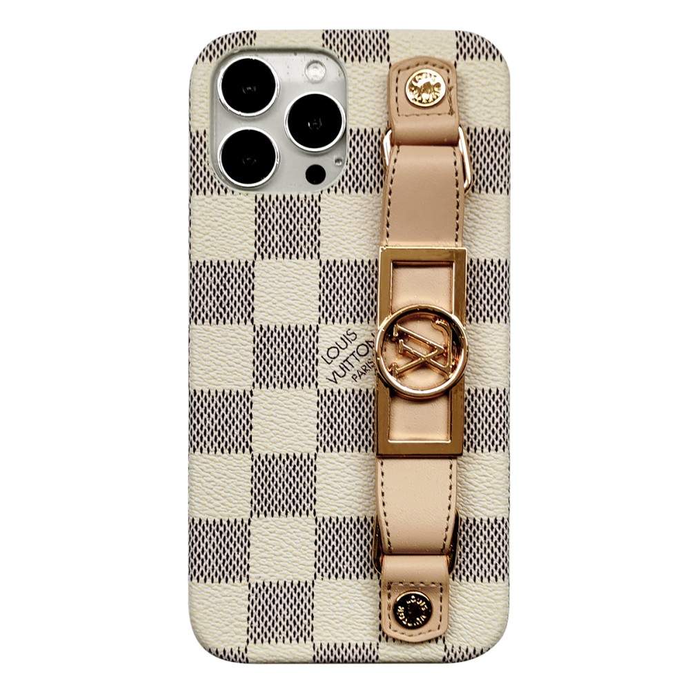 LUXURY LEATHER  WRIST BAND IPHONE CASE